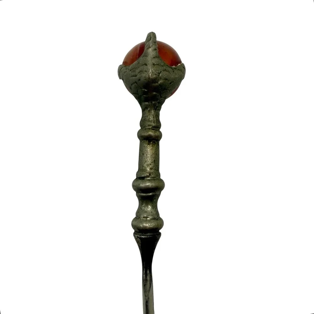 Vintage Letter Opener‎ Dragon Claw Carnelian Gemstone Germany Desk Accessory